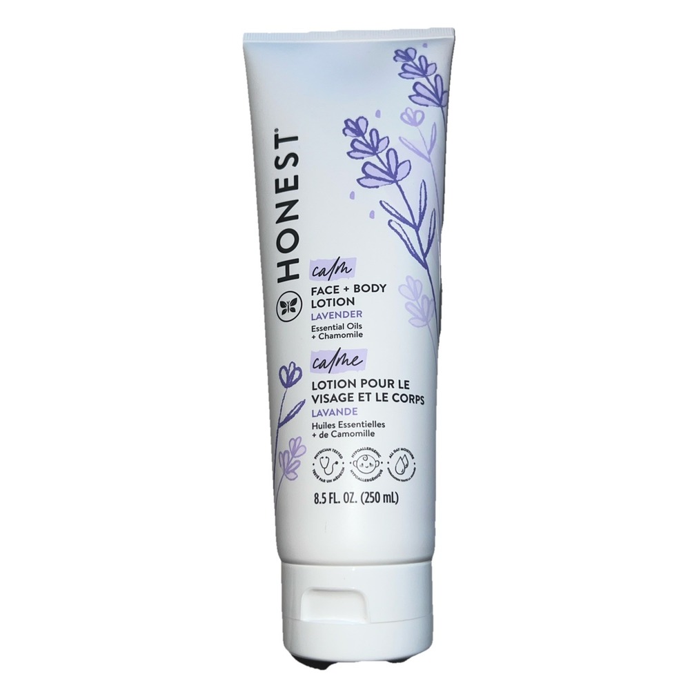 The Honest Company Face + Body Lotion, Lavender Calm, 8.5 fl oz Kids Baby Adult